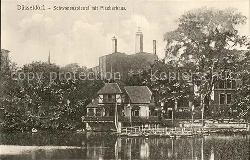 Duesseldorf Schwanenspiegel Fischerhaus  Kat. Duesseldorf