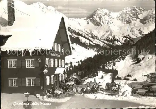 Mittelberg Kleinwalsertal Gasthaus Alte Krone Kat. Oesterreich