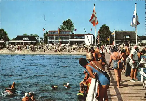 Dahme Ostseebad Strand Seebruecke  Kat. Dahme