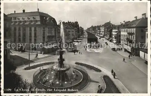 Chaux de Fonds La Rue Leopold Robert Kat. La Chaux de Fonds