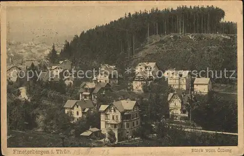 Finsterbergen Panorama Kat. Finsterbergen Thueringer Wald