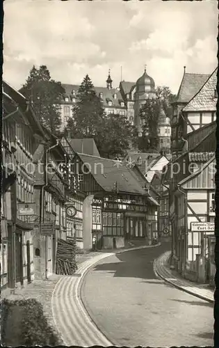 Stolberg Harz Thomas Muentzer Gasse Schloss  Kat. Stolberg Harz