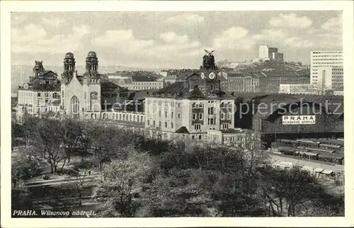 Praha Prahy Prague Wilson Bahnhof Kat. Praha