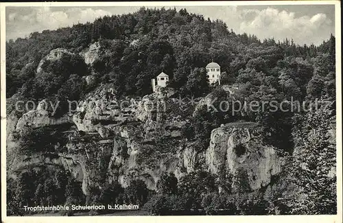 Kelheim Tropfsteinhoehe Schulerloch Kat. Kelheim Donau