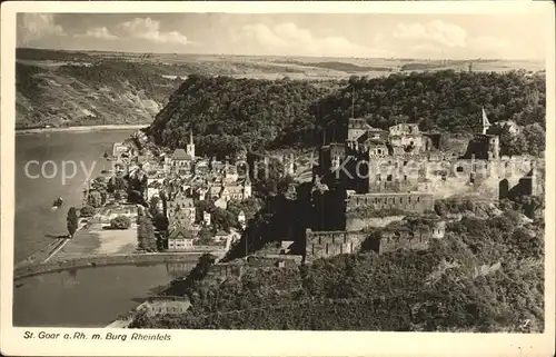 Goar St Burg Rheinfels Kat. Sankt Goar