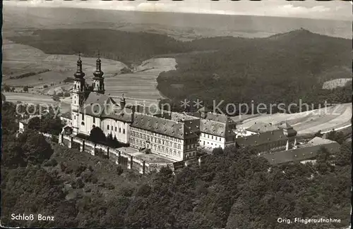 Banz Bad Staffelstein Fliegeraufnahme Schloss 