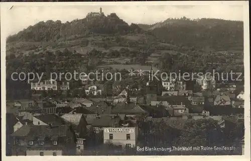 Bad Blankenburg Ruine Greifenstein Kat. Bad Blankenburg