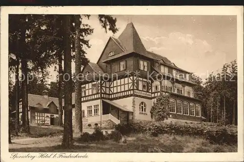 Friedrichroda Spiessberg Hotel Kat. Friedrichroda