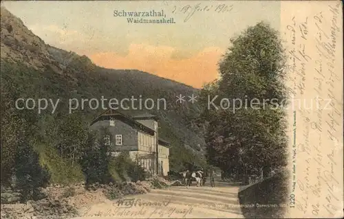 Schwarzatal Waidmannsheil Kat. Rudolstadt