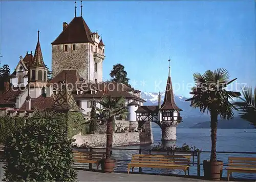 Oberhofen Thunersee Schloss Kat. Oberhofen Thunersee