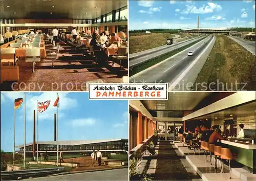 Holdorf Niedersachsen Autobahn Rasthaus Dammerberge Kat. Holdorf