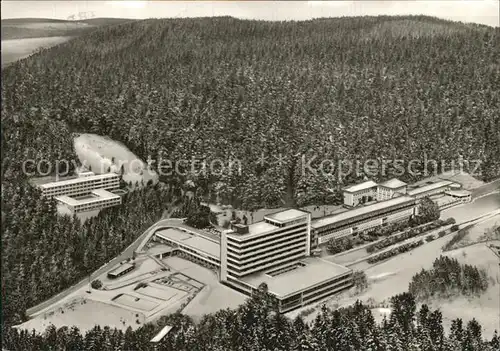 Hoexter Weser Fliegeraufnahme Weserberglandklinik Kat. Hoexter