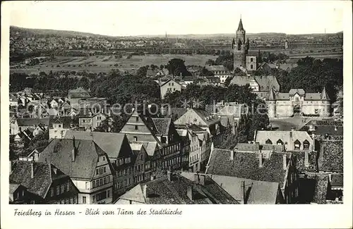 Friedberg Hessen Stadtkirche Kat. Friedberg (Hessen)