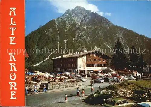 Mittelberg Kleinwalsertal Hotel Alte Krone  Kat. Oesterreich