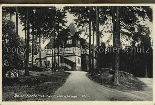 Friedrichroda Spiessberghaus Kat. Friedrichroda