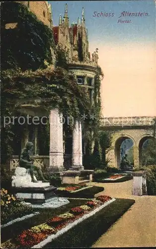 Bad Liebenstein Portal Schloss Altenstein Kat. Bad Liebenstein