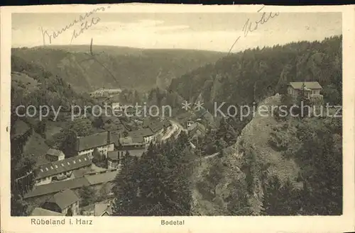 Ruebeland Harz Bodetal