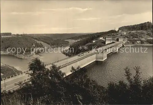 Treseburg Harz Rappodetalsperre Wendefurter Becken Kat. Treseburg