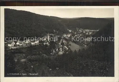 Altenbrak Harz Teilansicht  Kat. Altenbrak