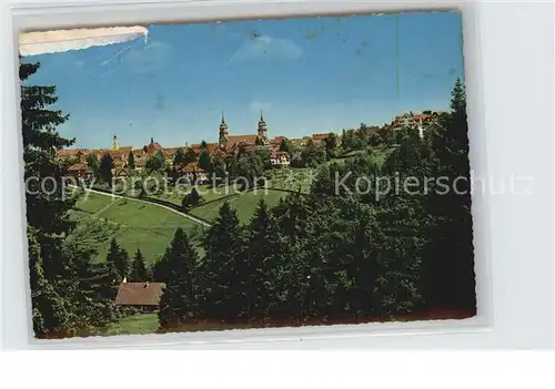 Freudenstadt Panorama heilklimatischer Luftkurort im Schwarzwald Kat. Freudenstadt