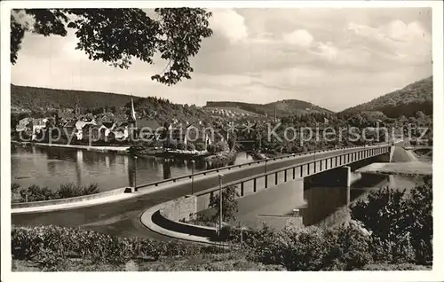 Neckargemuend Brueckenpartie Kat. Neckargemuend