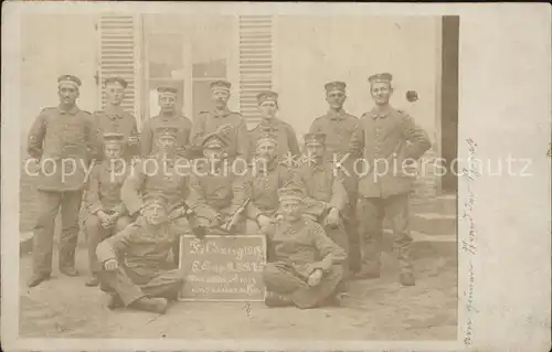 Regiment IR 076 Infanterie Gruppenfoto WK1