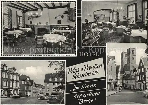 Schwelm Hotel Prinz von Preussen  Kat. Schwelm