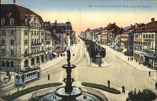 La Chaux de Fonds Rue Leopold Robert Kat. La Chaux de Fonds