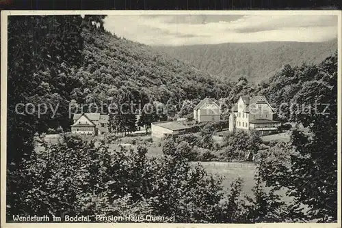 Wendefurth Pension Haus Quensel Kat. Altenbrak