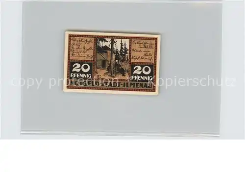 Ilmenau Thueringen 20 Pfennig  Kat. Ilmenau