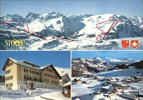 Stoos SZ Hotel Alpenblick Skibebiet Kat. Stoos