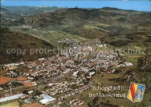 Schopfheim Fliegeraufnahme Kat. Schopfheim