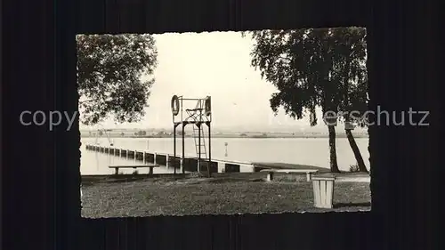 Schildau Seebad Seebruecke Kat. Schildau Gneisenaustadt