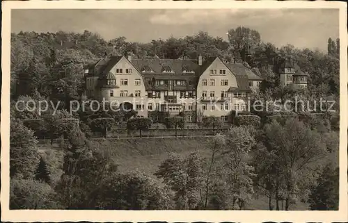 Loschwitz Doktor Siegfried Moellers Sanatorium Kat. Dresden