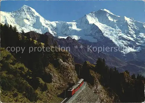 Schynige Platte Bahn Moench Jungfrau  Kat. Eisenbahn