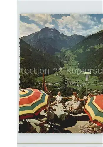 Mayrhofen Zillertal Gruenberg Blick vom Steinerkogelhaus Kat. Mayrhofen