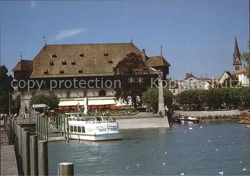 Konstanz Bodensee Konzilsgebaeude Bodenseefaehre Kat. Konstanz