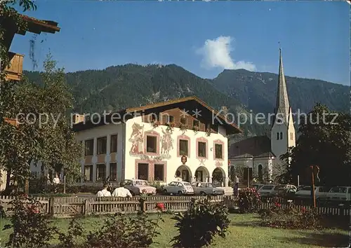 Bayrischzell Haus des Gastes Kirche Kat. Bayrischzell