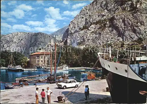 Omis Hafenpartie Kat. Kroatien