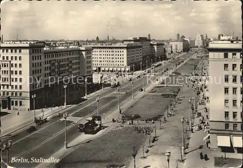 Berlin Stalinallee Kat. Berlin