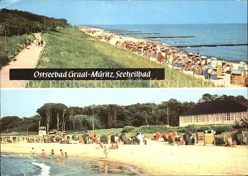 Graal Mueritz Ostseebad Strand Kat. Seeheilbad Graal Mueritz