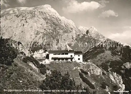 Jenner Berchtesgaden Berggaststaetten Jennerbahn Kat. Berchtesgaden