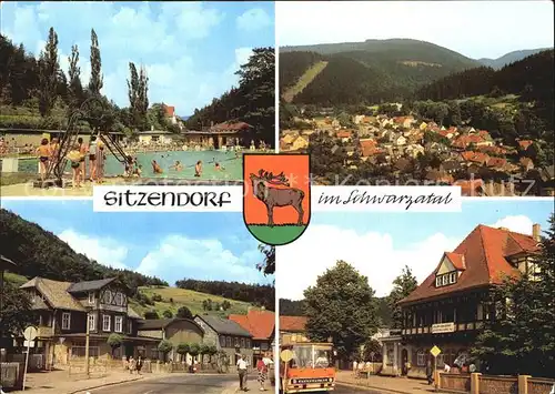 Sitzendorf Thueringen im Schwarzatal Kat. Sitzendorf Schwarzatal