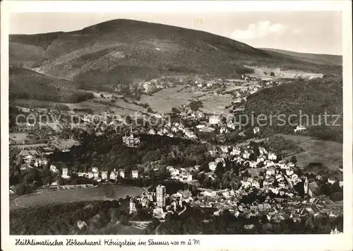 Koenigstein Taunus Fliegeraufnahme Kat. Koenigstein im Taunus