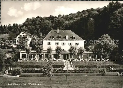 Bad Abbach Haus Waldfrieden Kat. Bad Abbach