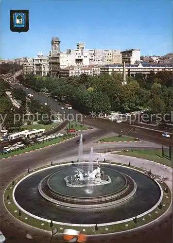 Madrid Spain Fuente de Neptuno Kat. Madrid