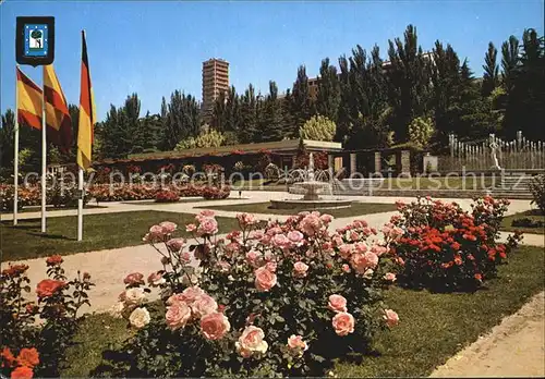 Madrid Spain Parque del Oeste Rosaleda Kat. Madrid