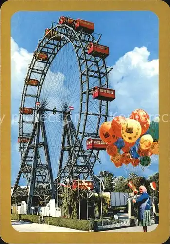 Wien Prater Riesenrad Luftballons Kat. Wien