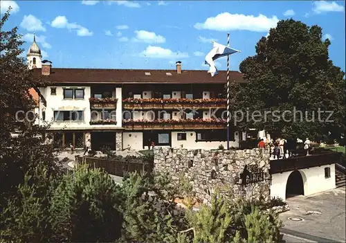 Zell Allgaeu Burghotel Baeren Kat. Eisenberg