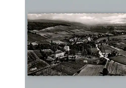 Bad Bergzabern Kur- und Kinderheim Emilienruhe Fliegeraufnahme / Bad Bergzabern /Suedliche Weinstrasse LKR